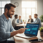 Conversion rate optimization CRO dashboard with analytics metrics